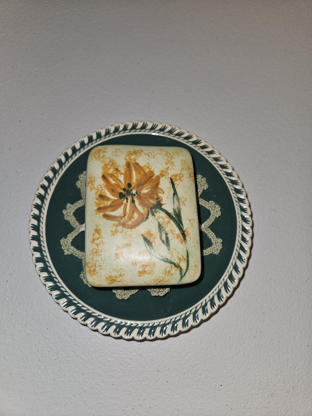 Summer Clearance Upcycled Decorative Floral Trinket Box
